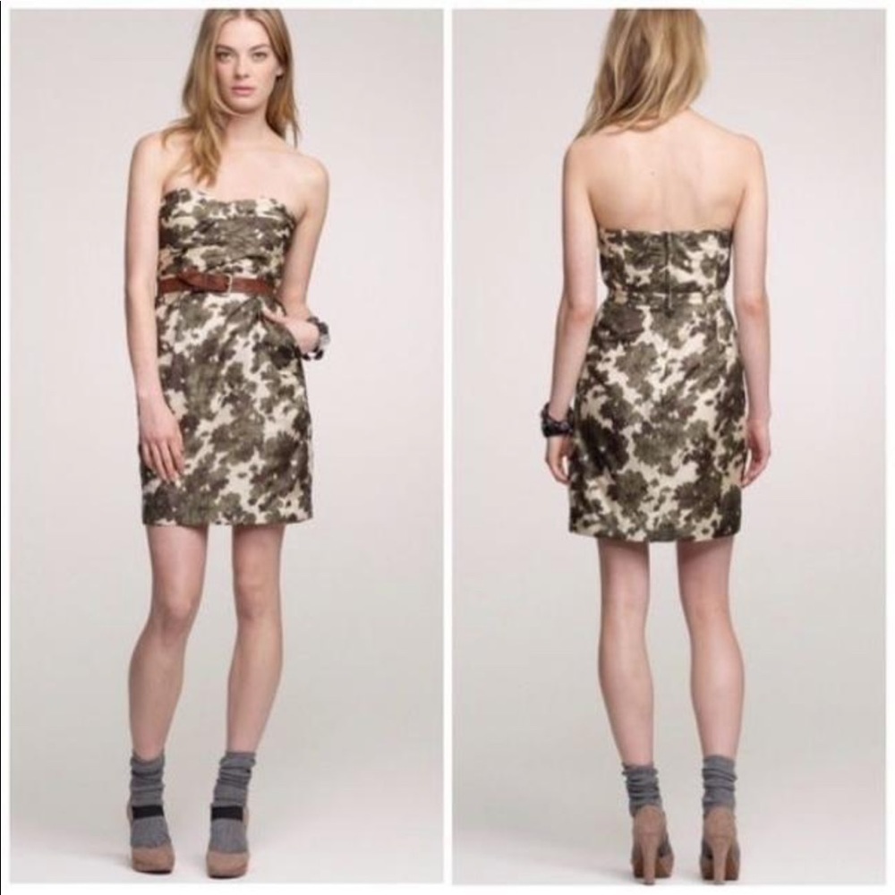 J. Crew Ikat Silk Dress